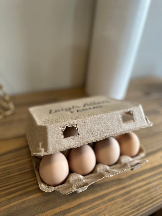 12 Large Farm Fresh Eggs-laid with love.