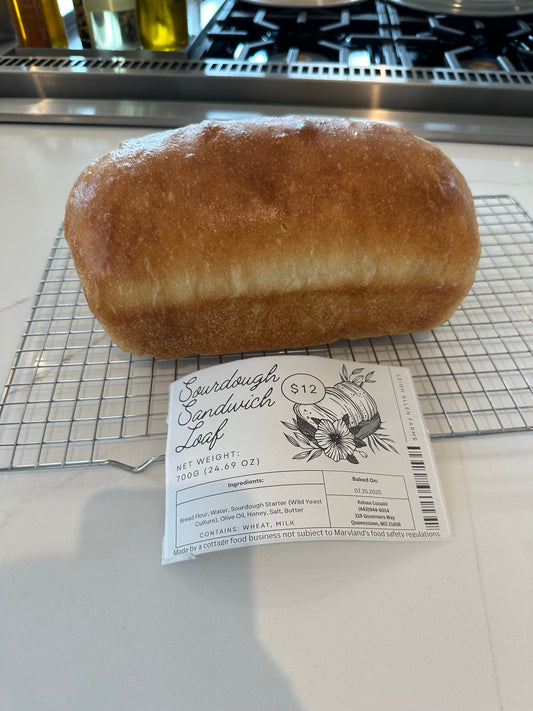 Pre-Order: Sourdough Sandwich Loaf
